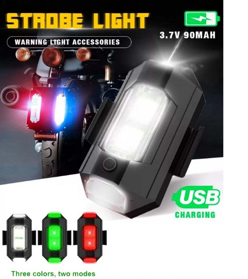 2 pc New Universal USB Aircraft Light for bike and car