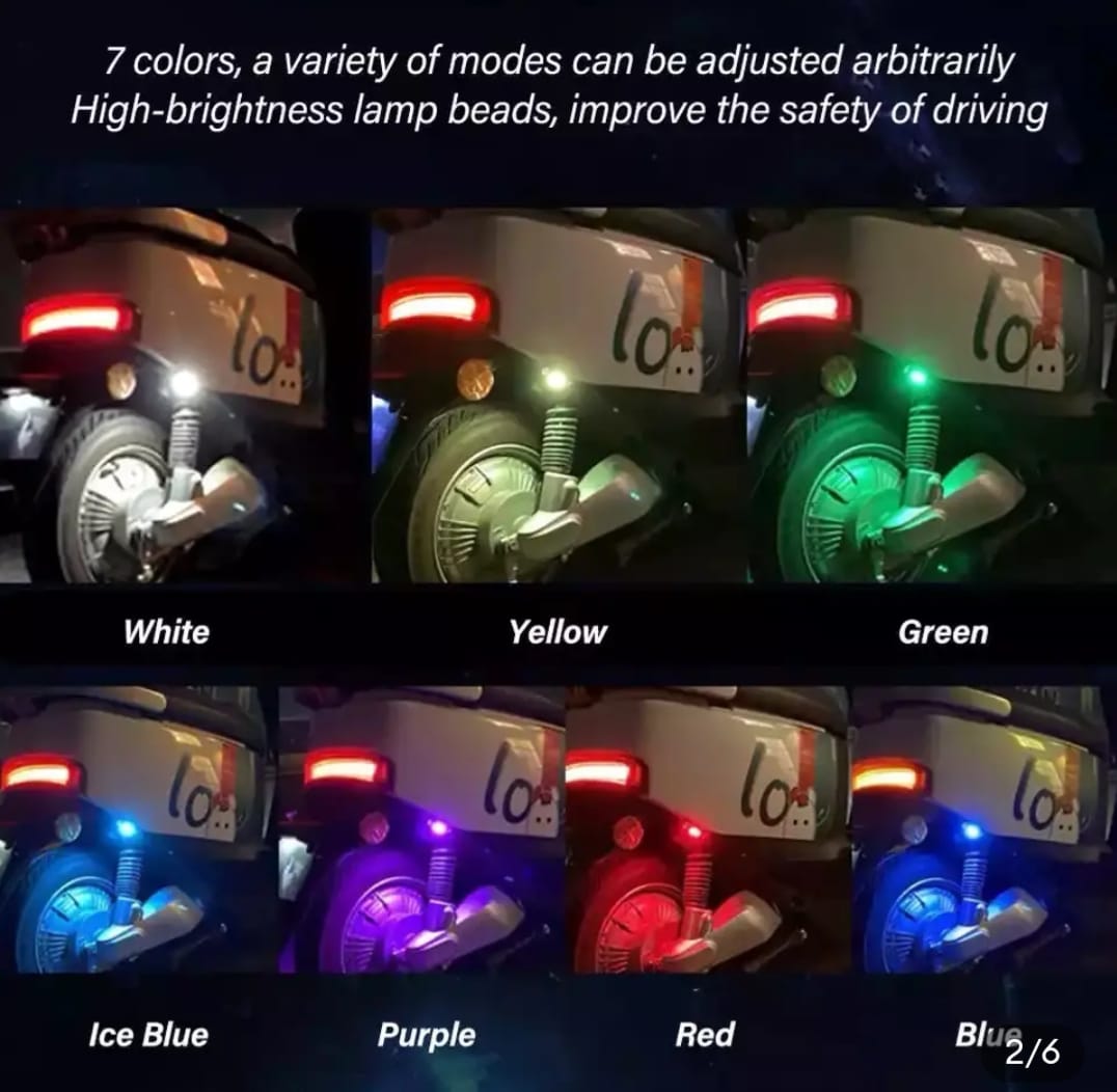 2 pc New Universal USB Aircraft Light for bike and car